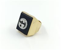 Ringe Gucci Herr in Gelbgold Diamante 187683I83207071 - 187683I83207071